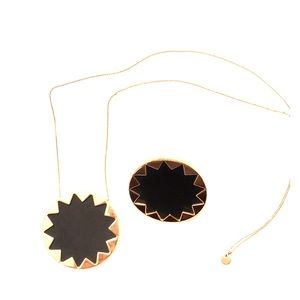 House of Harlow Sunburst Ring & Necklace